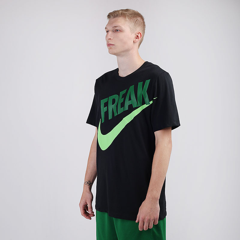 мужская черная футболка Nike Dri-FIT Giannis `Freak` Naija Basketball T-Shirt BV8265-015 - цена, описание, фото 2